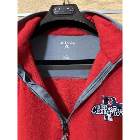 Boston Red Sox Fleece Pullover Jacket Men’s Large - 2013 World Series Champions - Picture 4 of 4